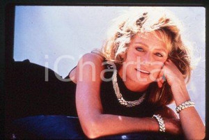 Farrah FAWCETT - CINEMA American actress Portrait 1987 ca *35mm vintage slide 45