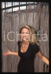 Michelle HUNZIKER - MILAN TV presenter & actress 1997 ca * 35 mm vintage slide 1