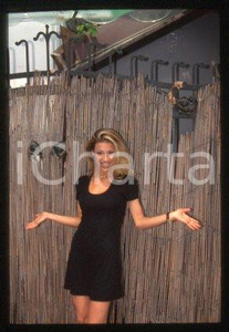 Michelle HUNZIKER - MILAN TV presenter & actress 1997 ca * 35 mm vintage slide 9