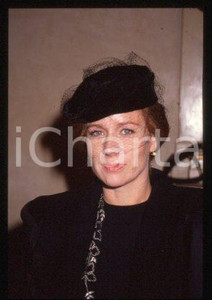 Éva DARLAN - CINEMA Portrait of French actress 1990 ca * 35 mm vintage slide 1