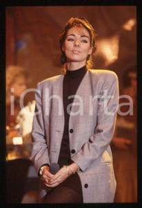 SANDRA Ann LAUER - MUSIC Pop singer Costume 1988 ca * 35 mm vintage slide 15