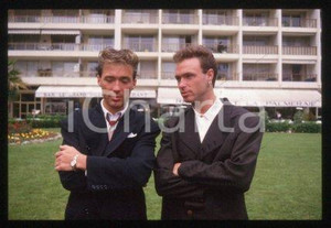SPANDAU BALLET - SANREMO Brothers KEMP Pop Musicians 1986 * 35mm vintage slide 1