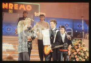 SPANDAU BALLET - SANREMO English new wave band 1986 * 35 mm vintage slide 79