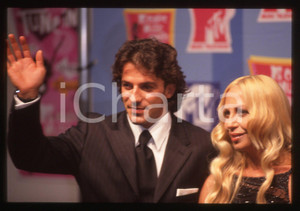 35mm vintage slide* 1998 MILANO Donatella VERSACE e Alessandro DEL PIERO (4)