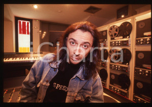 35mm vintage slide* 1998 MILANO Dj ALBERTINO negli studi di RADIO DEEJAY (3)