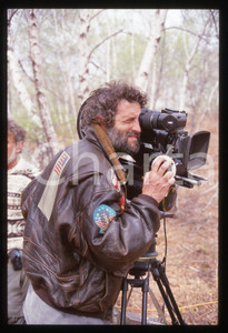 35mm vintage slide* 1997 PORZÛS Renzo MARTINELLI Il regista sul set del film (3)