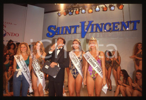 35mm vintage slide* 1990 SAINT VINCENT Giorgio MASTROTA con Cristina GAVAGNIN