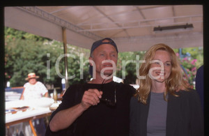 35mm vintage slide* 1999 VENEZIA Ed HARRIS e Laura LINNEY arrivano al FESTIVAL 3