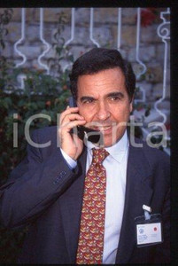 Giuseppe JACOBINI RAI Italian journalist Portrait 1995 ca * 35mm vintage slide 4