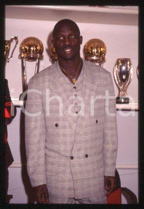George WEAH MILAN Conferenza stampa di presentazione 1995 *35mm vintage slide 47