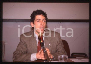 Maso NOTARIANNI - MILAN Portrait of a journalist 1998 ca * 35 mm vintage slide 2