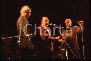 Nanni RICORDI Gino PAOLI Dario FO - ITALIA 1990 ca * 35 mm vintage slide 2