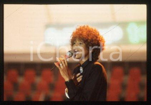 Whitney HOUSTON - SANREMO American singer & actress 1987 * 35mm vintage slide 58