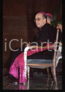 Il cardinale Camillo RUINI - ITALIA Costume 1999 ca * 35 mm vintage slide 15