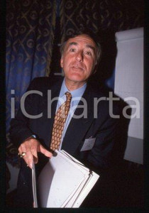 Bülent ECZACIBASI - COMO LAKE Turkish businessman 1997 ca * 35mm vintage slide 9