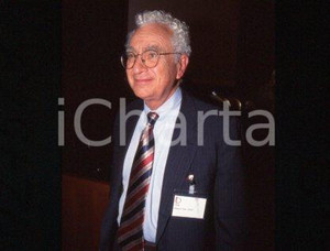Murray GELL-MANN MILAN Nobel Prize winner Physicist 1994ca *35mm vintage slide 6