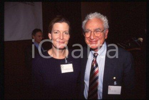 Murray GELL-MANN MILAN Nobel Prize winner & wife 1994 ca * 35 mm vintage slide 8