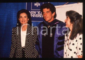Jacqueline Kennedy ONASSIS John F. KENNEDY Jr. USA 1989  * 35 mm vintage slide 9