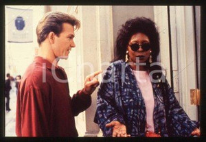 Patrick SWAYZE and Whoopi GOLDBERG - CINEMA "Ghost" 1990 * 35 mm vintage slide 6