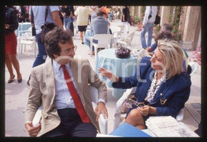 Lalla TRUPIA Walter VELTRONI - PCI ITALIA  1990 ca * 35 mm vintage slide 2