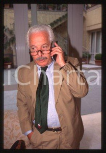 Salvatore TROPEA - ITALY Portrait of journalist 1990 ca * 35 mm vintage slide 1