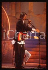 Luca MADONIA - MUSIC Italian singer-songwriter 1994 ca * 35 mm vintage slide 2