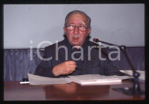 Don Luigi GIUSSANI MILAN Italian priest Portrait 1998 ca * 35 mm vintage slide 3