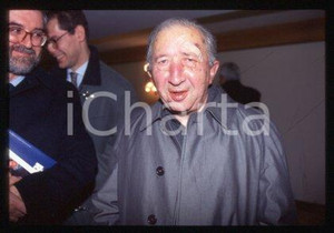Don Luigi GIUSSANI MILAN Italian priest Portrait 1998 ca * 35mm vintage slide 22