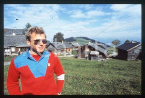 Marc GIRARDELLI - SPORT Alpine ski racer Portrait 1989 ca * 35mm vintage slide 2