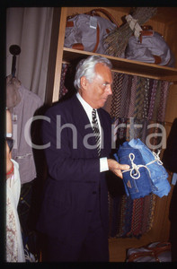Giorgio ARMANI - MODA Stilista - 1992 MILANO CONVIVIO * 35 mm vintage slide 40