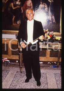 Giorgio ARMANI - MODA Stilista e imprenditore 1990 ca * 35 mm vintage slide 42