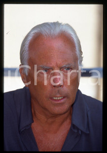 Giorgio ARMANI - MODA Stilista e imprenditore 1990 ca * 35 mm vintage slide 44