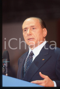 Silvio BERLUSCONI POLITICA Congresso AN 1995 ca *35 mm vintage slide 7