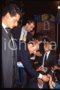 Silvio BERLUSCONI FORZA ITALIA Teatro MONZA (?) 1995 ca *35 mm vintage slide 53