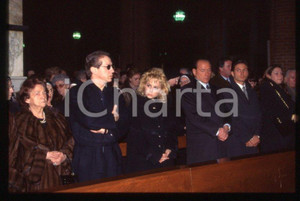 Silvio Marina Rosa Paolo e Pier Silvio BERLUSCONI 1990 ca * 35 mm vintage slide