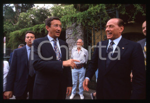 Silvio BERLUSCONI e Gianfranco FINI - POLITICA 1995 ca *35 mm vintage slide