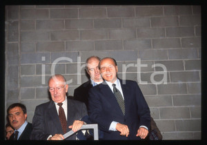 Silvio BERLUSCONI Pier Gianni PROSPERINI POLITICA 1995 ca *35 mm vintage slide 2