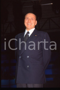 Silvio BERLUSCONI POLITICA Congresso AN 1995 ca *35mm vintage slide 126