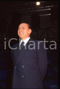 Silvio BERLUSCONI POLITICA Congresso AN 1995 ca *35mm vintage slide 129
