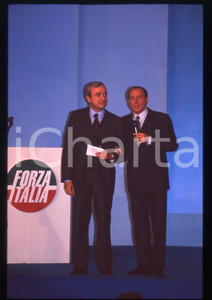 Silvio BERLUSCONI POLITICA - FORZA ITALIA 1995 ca *35 mm vintage slide 170