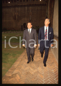 Silvio BERLUSCONI e GIAMMARIA VISCONTI DI MODRONE 1995 ca *35 mm vintage slide 3