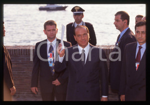 Silvio BERLUSCONI POLITICA - 1994 G7 NAPOLI * 35 mm vintage slide 11
