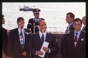 Silvio BERLUSCONI POLITICA - 1994 G7 NAPOLI * 35 mm vintage slide 14