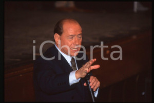 Silvio BERLUSCONI FORZA ITALIA Teatro MONZA (?) 1995 ca *35 mm vintage slide 190
