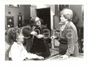 Fotografia d epoca originale 1985 TV Serata Manzoni Beniamino PLACIDO Tina ANSELMI Camilla CEDERNA 1