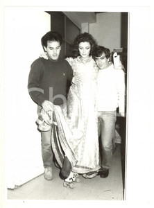 Fotografia d epoca originale 1986 RAI UNO Io a modo mio Eleonora BRIGLIADORI con i pattini 1  Foto 18x24 1