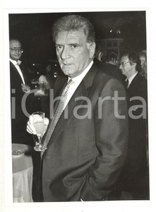 1982 MILANO Presidente Rai Sergio ZAVOLI a un party - Foto 18x24 cm