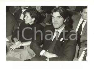 Fotografia d epoca originale 1984 SANREMO  Lorenzo RIPOLI e la sorella Sonia a teatro 3  Foto 24x18 cm 1