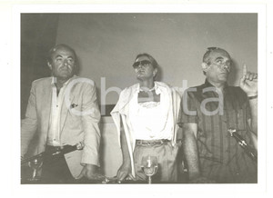 Fotografia d epoca originale 1984 VENEZIA CINEMA  Pasquale SQUITIERI Catherine SPAAK Arrigo PETACCO  Foto 1