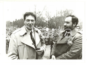 1985 ca ITALIA CGIL Luciano LAMA e Ottaviano DEL TURCO a una manifestazione (1)